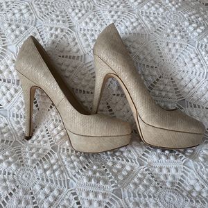 Dress heels - snake skin pattern